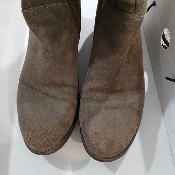 Ivanka Trump Jenn Dark Gray Leather/Suede riding boots size women's 8. - Picture 6 of 10